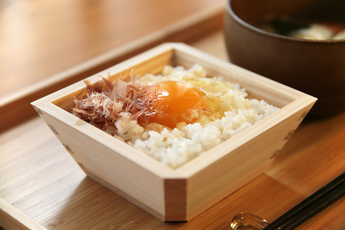 【国産ひのき】木製の冷凍ご飯容器 枡のおひつ COBITSU