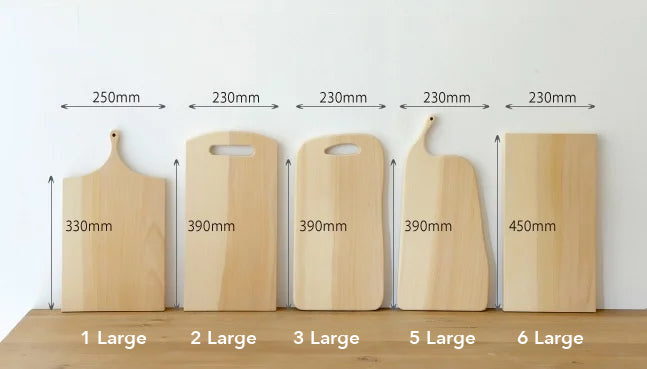 Ginkgo Wood Cutting Board (1 Large Size)