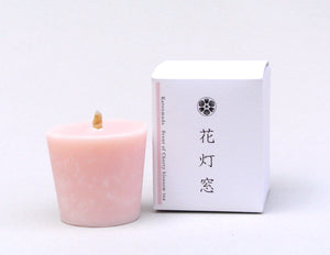 アロマ　和蝋燭「花灯窓」 ３個セット