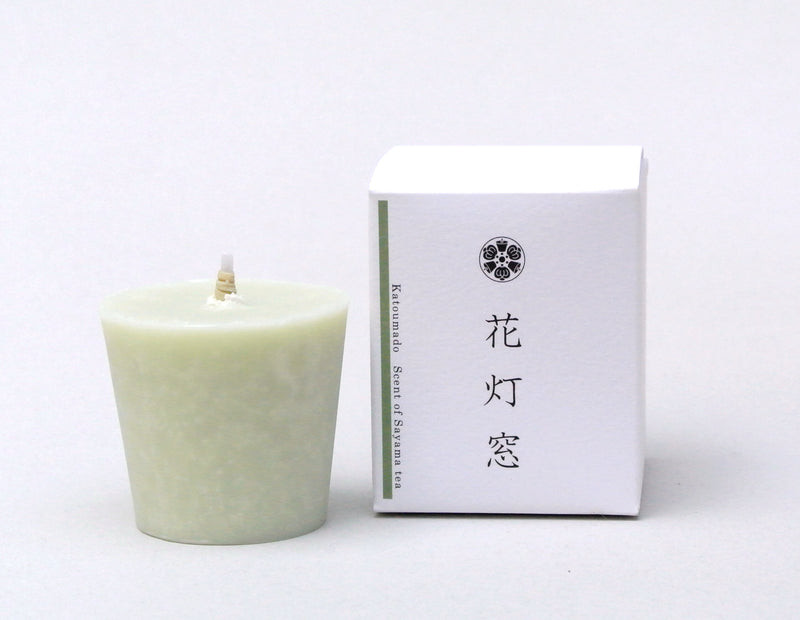 アロマ　和蝋燭「花灯窓」 ３個セット