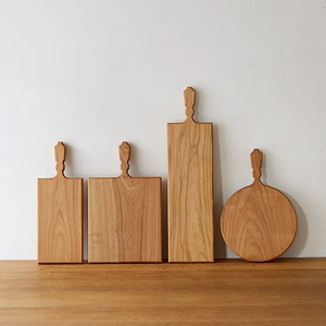 山桜のカッティングボード 丸