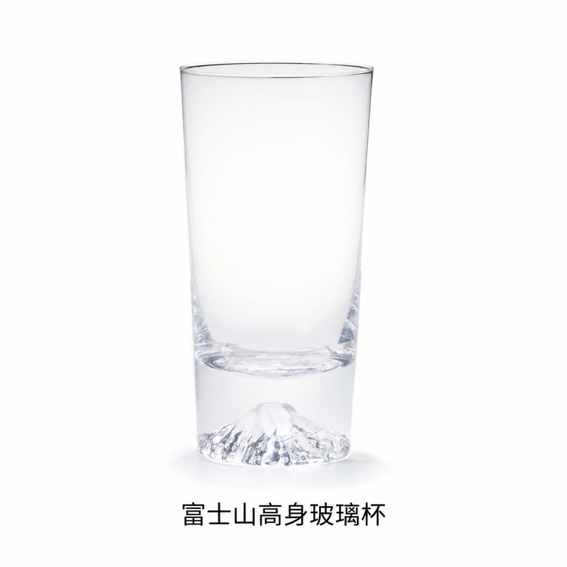 富士山高身玻璃杯