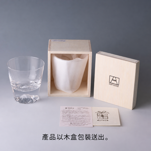 富士山威士忌杯及木盒包裝