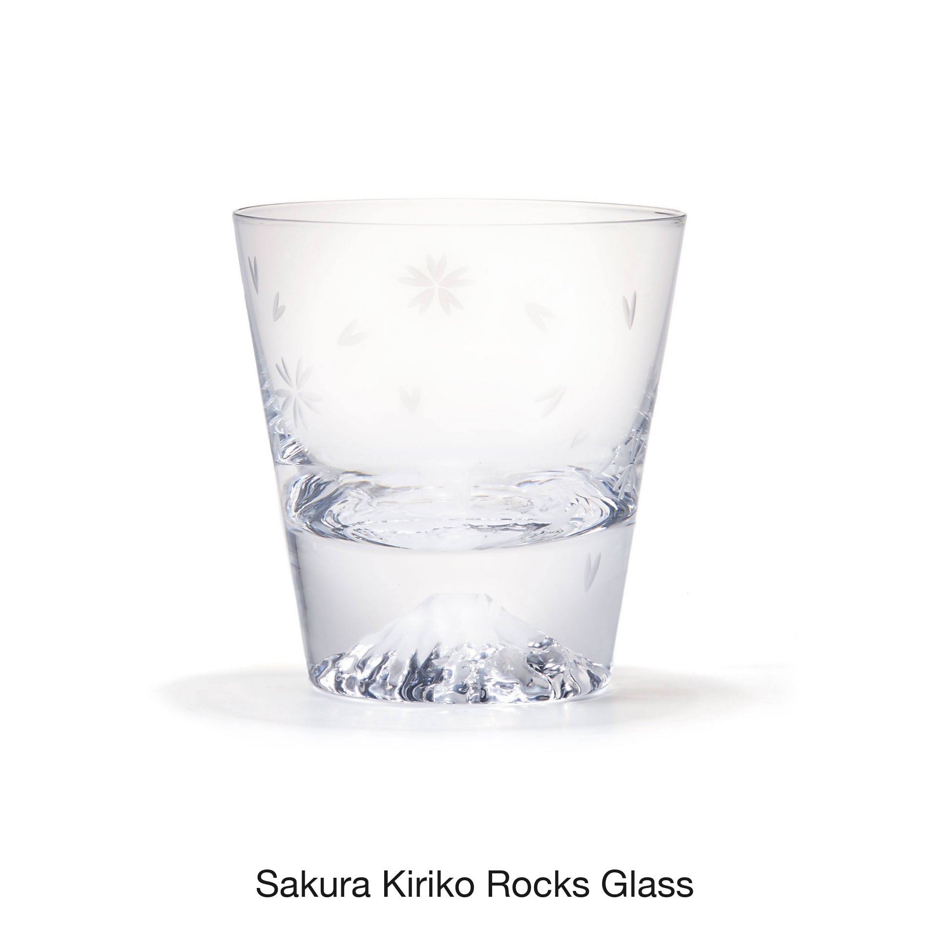 Sakura Kiriko Mt. Fuji Glass