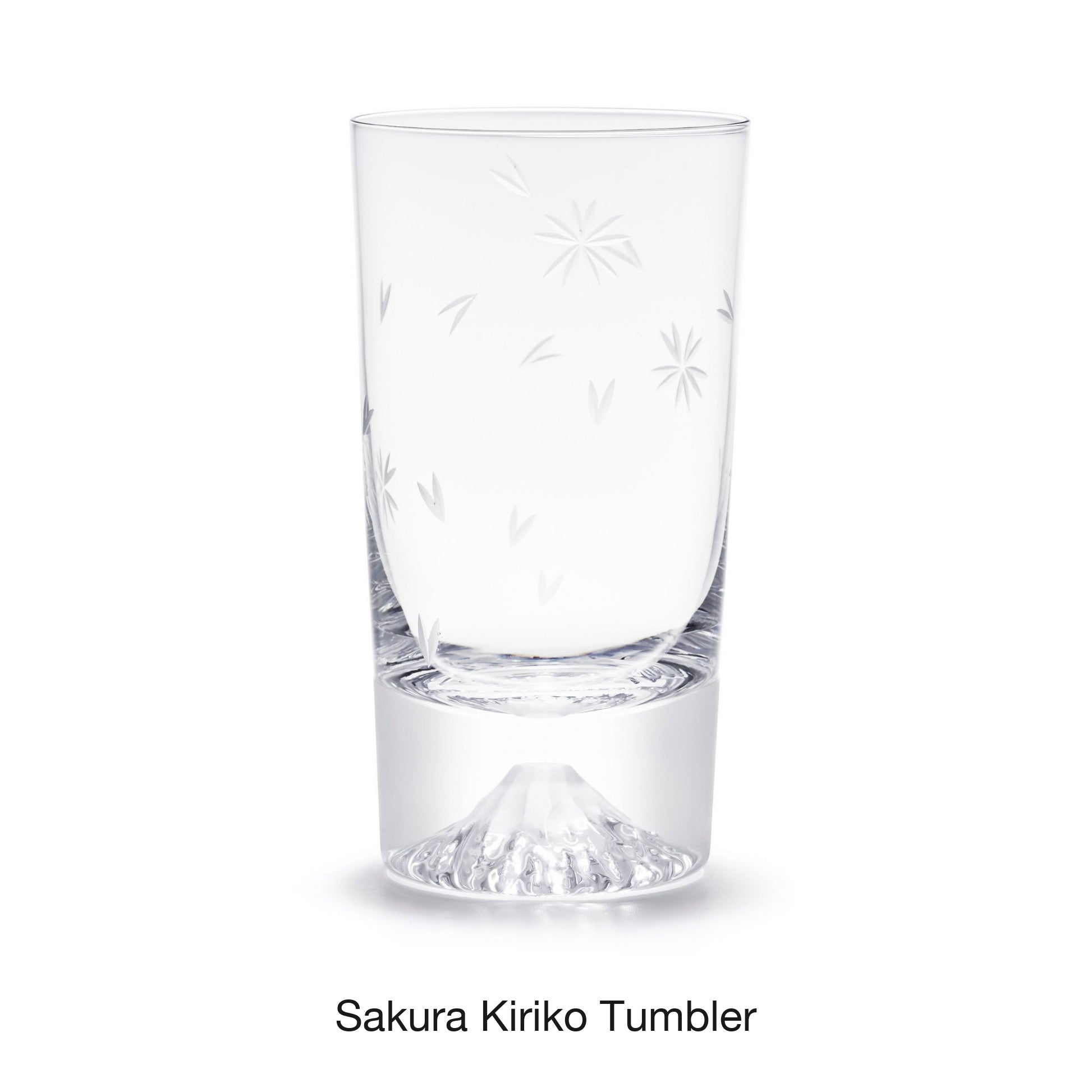 Sakura Kiriko Mt. Fuji Glass