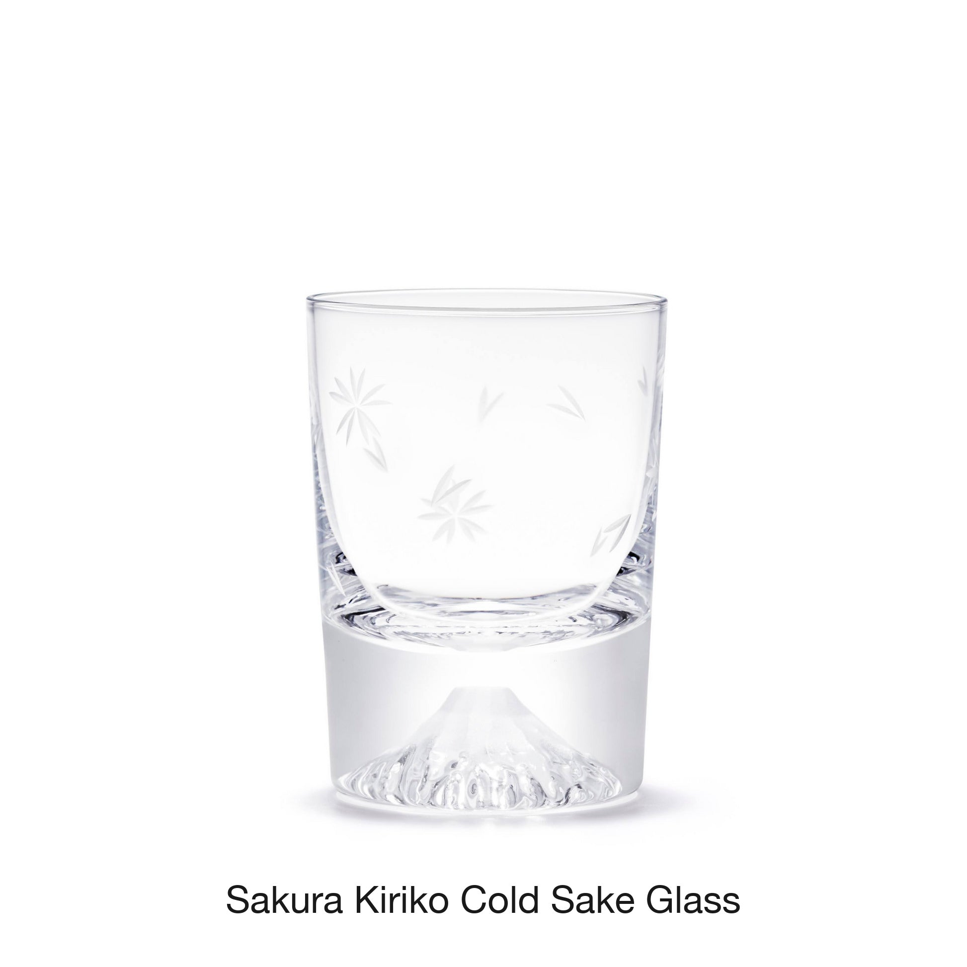 Sakura Kiriko Mt. Fuji Glass