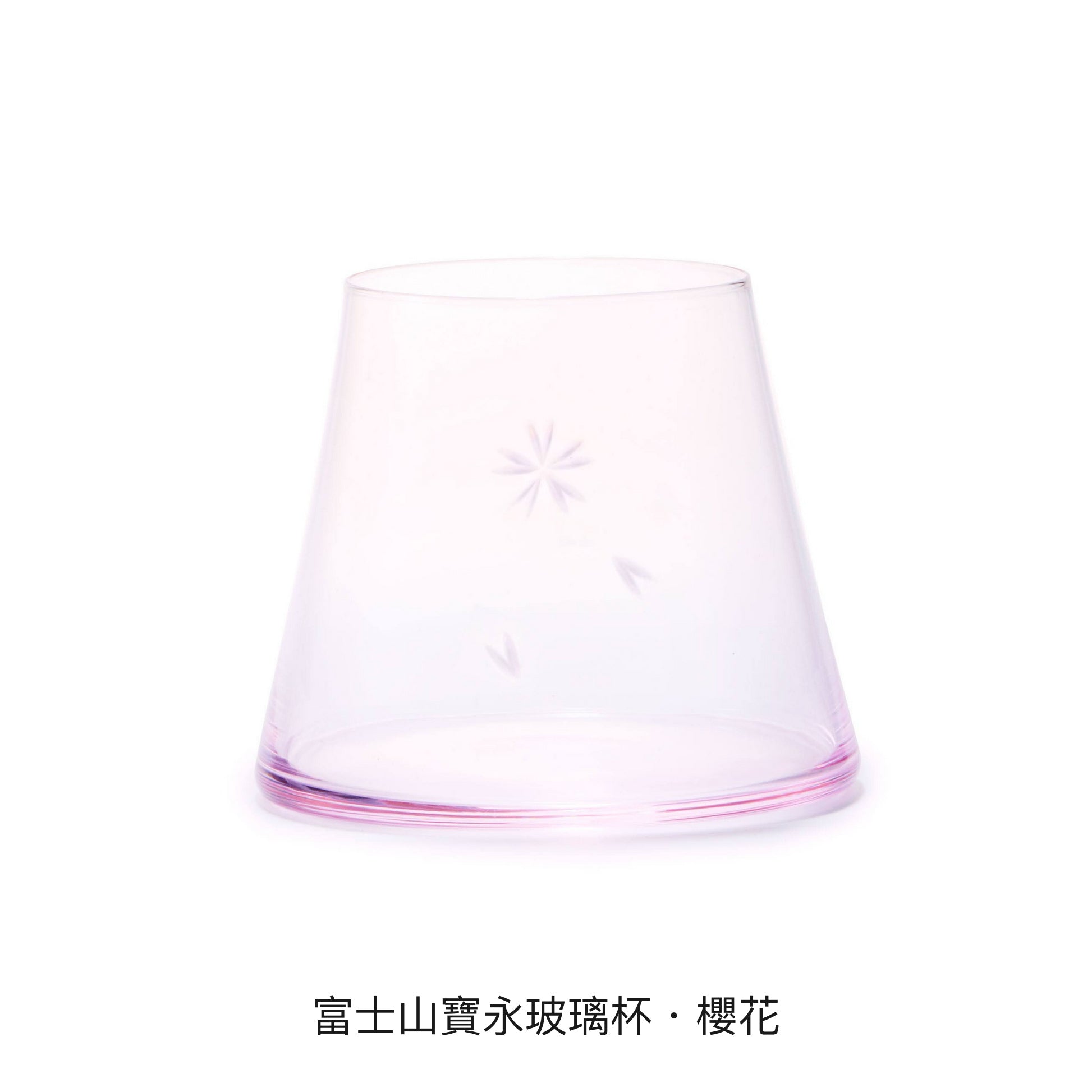 富士山 寶永玻璃杯