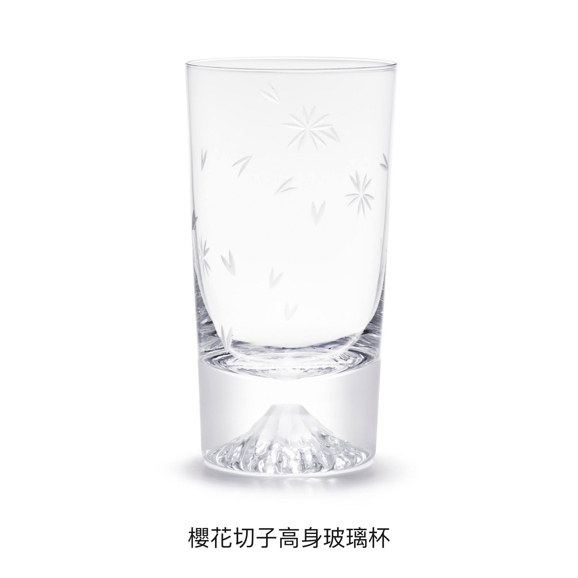 櫻切子　富士山玻璃杯